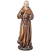 Joseph's Studio by Roman - Padre Pio Figure, for 10" Scale Renaissance Collection, 10.25" H, Resin and Stone, Religious Gift, Decoration, Collection, Durable, Long Lasting