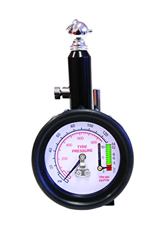 RACE X RX2931 2-in-1 Tyre Pressure Gauge and Tread Depth Stick