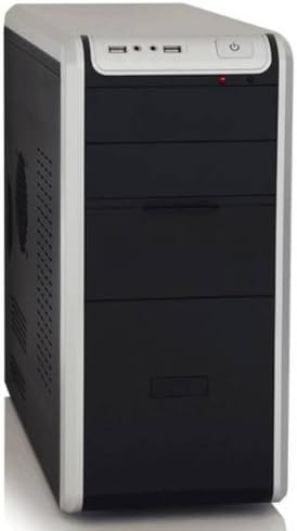 Foxconn G-007(H) Micro ATX Mid Tower Computer Case SGCC 0.8mm Black Red