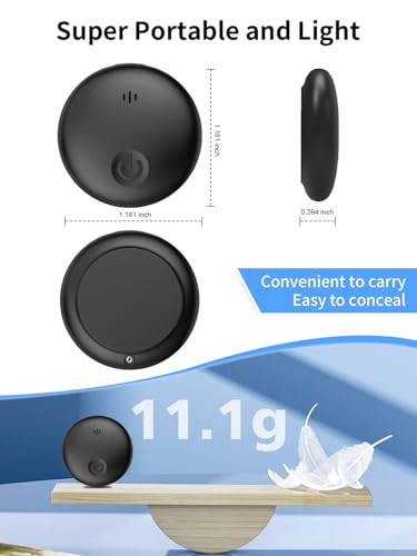 GPS Coche Localizador, Localizador GPS para Coche Compatible con iOS y Android, Magnético Rastreador GPS Sin Suscripción, Resistencia al Agua IP67, 365 Días de Autonomía, para Coches/Motos/Bicicletas