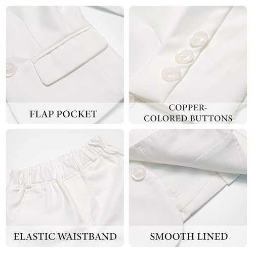 LOLANTA 2 Piece Suit Set Boys Blazer and Pants Set Leisure Clothes or Wedding Party Dress 2-13 Years