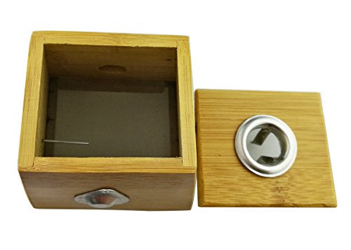 Winterworm Bamboo One Hole Healing Box for Moxa Moxibustion Medicine Therapy