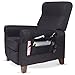 Wallniture Remote Control Holder - Tablet Gadget Caddy Pocket Organizer for Sofa Armchair - Bedside Loft Bed Storage (Black)