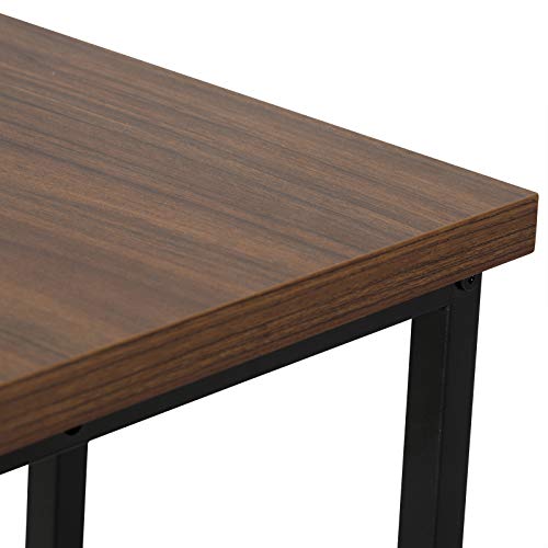 WOLTU BT25dc+BH130dc-2 1x Bartisch + 2X Barhocker Stehtisch Bistrotisch Bartheke Tresentisch, mit 2 Ablagefläche… – Bild 6