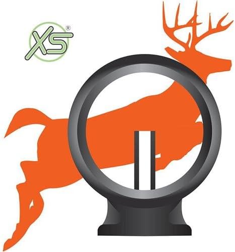 XS Sights Lever Rail Ghost Ring Rear Sight &amp; Front Sight without Ramp for Marlin 1894 Rifle, Round Barrel Models