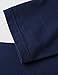 KAIUSI Men's Color Block Contrast Crew Neck Long Sleeve Casual T-Shirt Top Large Blue #2