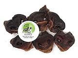 Sancho & Lola's Pig Snouts for Dogs Made in USA (10-Count) or Pig Ears 6-Pack & 12-Pack All-Natural, Grain-Free Collagen-Rich Dog Chews