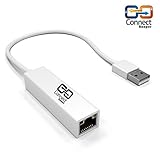 USB to Ethernet Adapter - Fast USB 2.0 Best for Windows, Mac & Linux - up to 100 Mbps (100 Megabits per second) - Satisfaction Guarantee and Best Lifetime Warranty