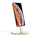 Satechi Aluminum Desktop Smartphone Charging Stand - Compatible with iPhone Xs Max/XS/XR/X, 8 Plus/8, 7 Plus/7, 6S Plus/6S (Gold)