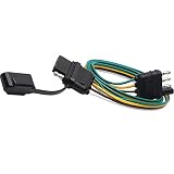 NEW SUN Trailer Wire Plug 32" 4 Way Flat 4 Pin Universal Wiring Connector