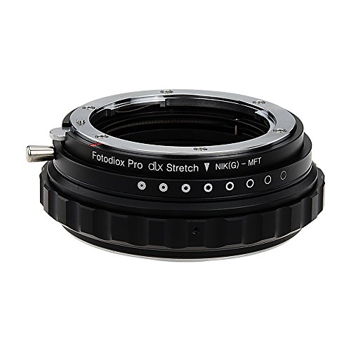 FotodioxDLX Stretch Lens Mount Adapter Compatible with Nikon F-mount G-Type Lenses to Micro Four Thirds Mount Cameras