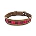 Rustic Mayan Dog Collar Handmade by Hide & Drink :: Tropical Fuchsia