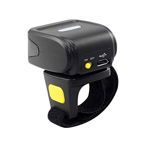 RK100 Ring Wireless 1D Bluetooth Barcode Scanner can Connect with