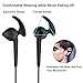 Pwow In Ear Headphones, iPhone Earphones with Microphone Stereo Earbuds Perfect for Sports