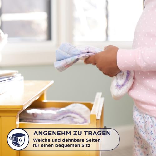 Huggies DryNites Nachtwindeln Mädchen 4-7 Jahre, 64 Stück, Pyjama Pants 4