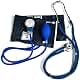 Lumiscope Professional Blood Pressure Kit - Stethoscope, Manual BP Cuff, Sphygmomanometer - Black
