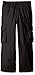 The Children's Place boys Pull On Cargo Pants, Black, 12 husky