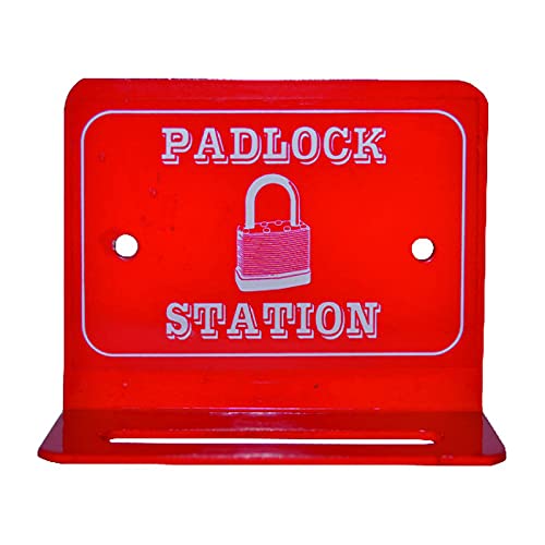 Lockout Tagout Padlock Station - Hold Up to 6 Padlocks | Wall-Mounted Safety Organiser for Loto Compliance | Industrial Workplace Safety