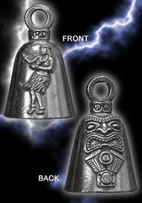 Guardian Bell Good Luck Bell w/Keyring & Black Velvet Gift Bag | Motorcycle Bell | Lead-Free Pewter | Made in USA
