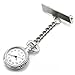 WZC Silver Nurses Lapel Pin Watch With Gift Box
