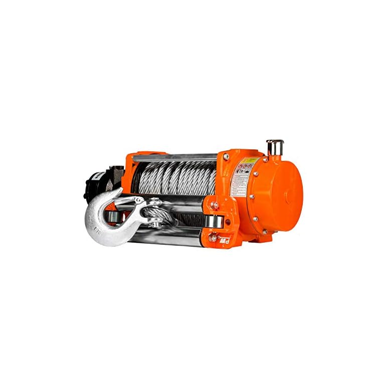 Prowinch 10 Ton Hydraulic Winch with Steel Roller 20000 lbs. 24V Wired Control The Best Winch