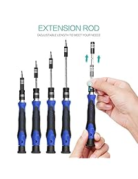 Set de destornilladores de precisión, 60 en 1 kit de conductor magnéticos con 54 Bits, Professional Electronics Kit de herramientas de reparación para iPhone teléfono celular iPad Tablet PC MacBook y otros Electronics