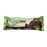Quest Nutrition Protein Bar, Mint Chocolate Chunk, 20g Protein, 4g Net Carbs, 200 Cals, 2.1oz Bar, 1 Count, High Protein, Low Carb, Gluten Free, Soy Free