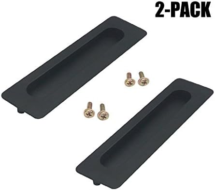 [2-Pack] Sliding Barn Door Handle, 5.4 Inch Flush for Wood Door Closet, from MASSWELL
