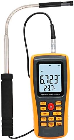 HNLAQI Thermal Anemometer Wind Meter High Precision Wind Measurement Anemometer Wind Meter Wind Meter (Color