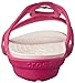 crocs Women's Sanrah Circle Bow W Dress Sandal, Raspberry/Oyster, 7 B(M) US