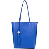 BOSTANTEN Genuine Leather Handbags Tassel Designer Tote Shoulder Bag Purse for Women