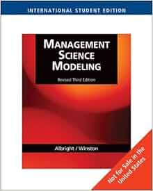 Management Science Modeling Revised International
