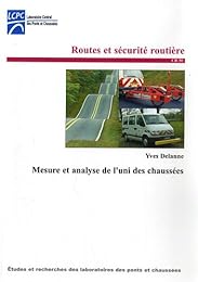 Mesure et analyse de l'uni des chaussées