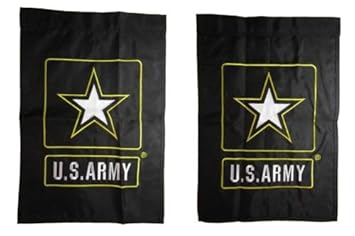 Amazon Com Moon Knives 12x18 Embroidered U S Army Star Black