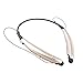 LG Electronics Tone Pro HBS-770 Stereo Bluetooth Headphones – Gold (Renewed)