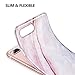 TORRAS Marble iPhone 7 Plus Case/iPhone 8 Plus Case, Slim Glossy Marble Pattern Soft TPU Rubber Gel Phone Case Cover Compatible with iPhone 7 Plus/iPhone 8 Plus- Pink