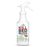 Covington Bed Bug Killer Fast Acting Natural Organic Bed Bug Spray for Home - Quart (32 OZ), Extended Bedbug Killer and Repellent Treatment. Family, Child, and Pet Safe. Say Bye to Bedbugs for Good