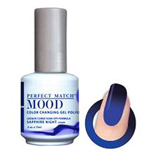 LECHAT Perfect Match Gel Polish Sapphire Night (MPMG43), 0.500 Ounce