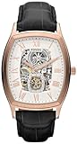 Fossil Ansel Automatic Leather Watch - Black Me3024