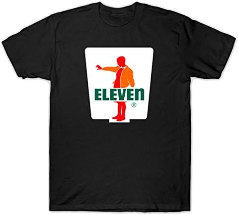Men's 7-Eleven Graphic Design Funny Tshirt White