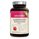 NatureWise Raspberry Ketones Plus+ Advanced Antioxidant Blend with Green Tea for Weight Loss, 120 count