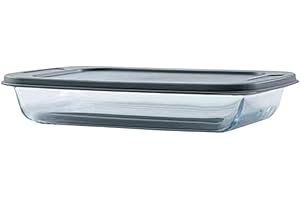 1.1L/1.7L/2.4L Glass Baking Dish for Oven, Single Serving Glass Pan for Cooking, Rectangular Baking Dishes, Cake Pans & Bakin