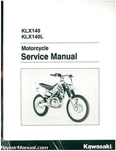 99924-1390-10 2008-2017 Kawasaki KLX140 KLX140L Motorcycle Service Manual