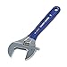 Klein Tools D509-8 Adjustable Wrench, Extra Wide Jaw Forged Drive Wrench with High Polish Chrome Finish, 8-Inch