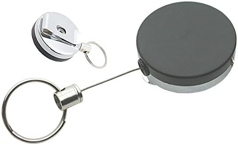 Heavy Duty Badge Reel with Keyring and Metal wire - Pac Supplies USA Tradermark Product