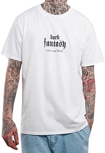Mascoo Men's Loose Fit Casual Printed Crew Neck Short Sleeve Jersey T shirt 5 S