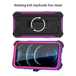 iPhone 12 Pro Max Case with Two Screen Protector 3