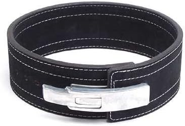 Hawk Fitness Weight Lifting Lever Belt Training Inzer Straps Suede Leather Power Lifting Guaranteed!! BLACK/BLUE 1 YEAR WARRANTY!!!