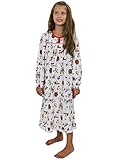 Peanuts Toddler Girls Christmas Holiday Granny Gown Nightgown Pajamas
