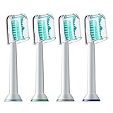 Sebikam Toothbrush Replacement Heads 4pcs- Replacement Toothbrush Heads For Philips, Sonicare & DiamondClean – Pack of 4 Electric Toothbrush Replacements Heads – Generic Toothbrush Heads With Caps